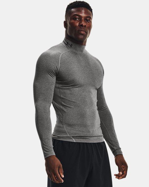 Under Armour Mens Under Armour HG Armour Comp Mock Long Sleeve - Mens Product Image