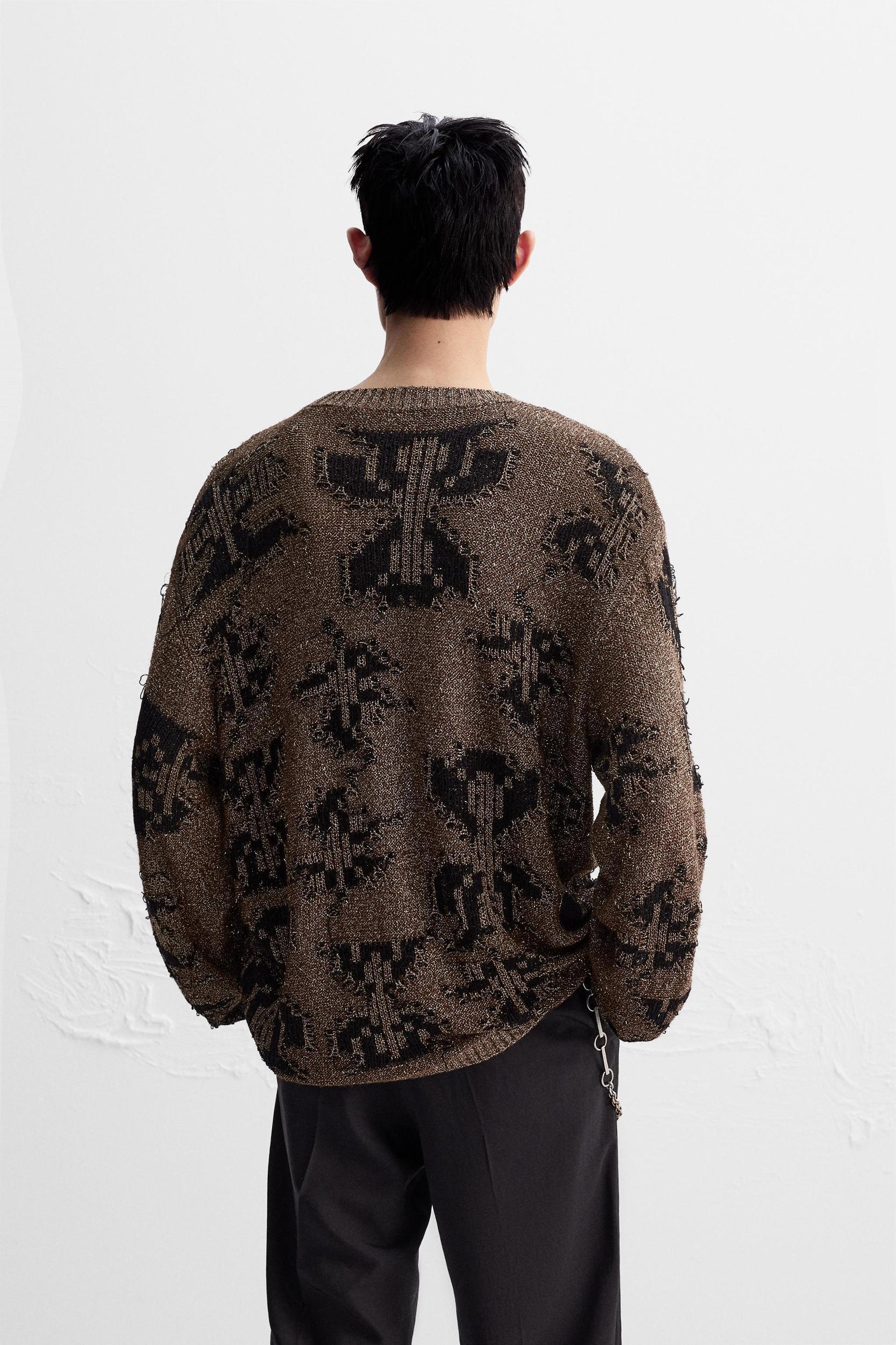 SHINY OPEN KNIT SWEATER LIMITED EDITION Product Image