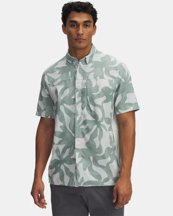 UA Fish Pro Hybrid Printed Mens Short Sleeve Product Image