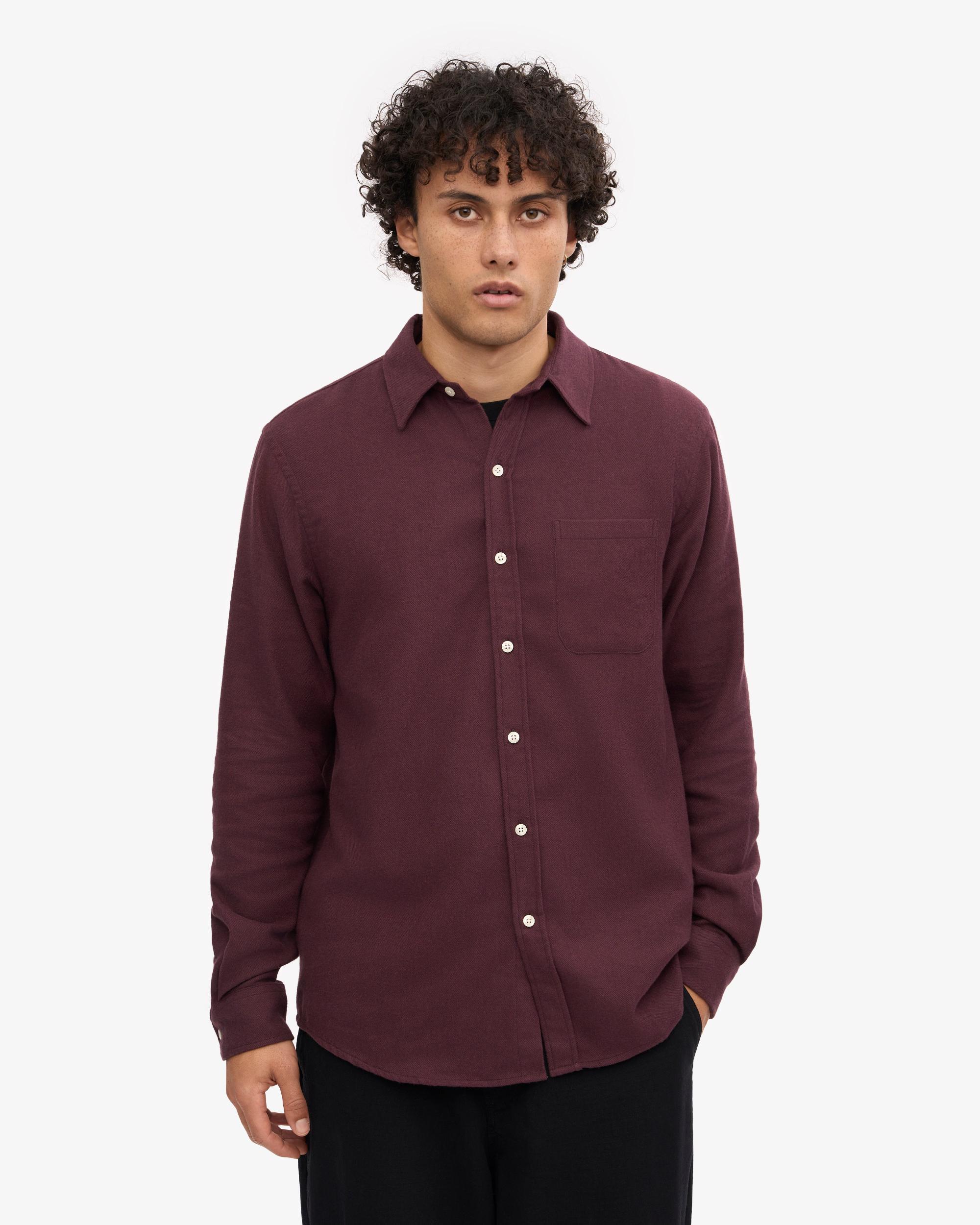 Organic Flannel Shirt - Dusty Olive Product Image