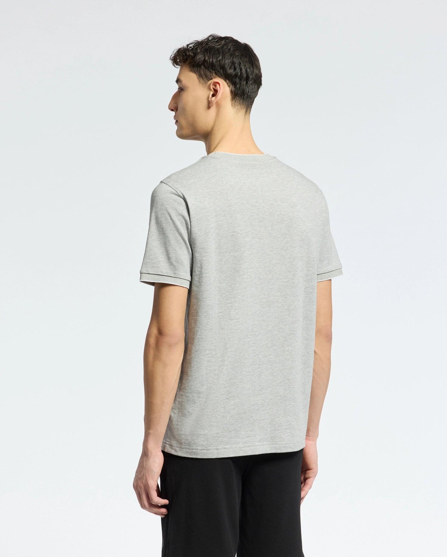 Men's Mackay Jacquard Fashion Tee 065 HEATHER STONE / XXL Product Image