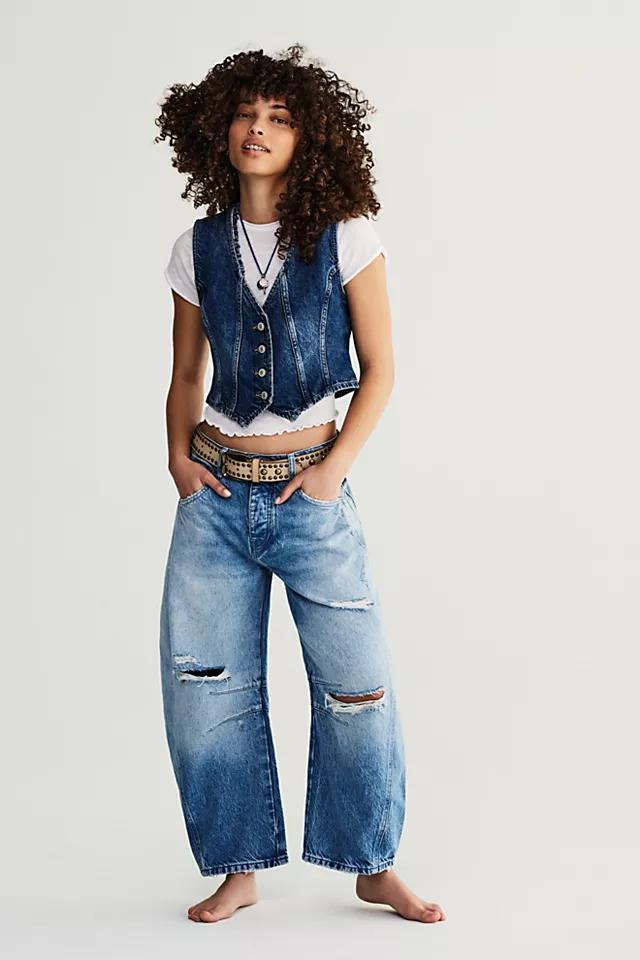 We The Free Good Luck Mid-Rise Barrel Jeans Product Image