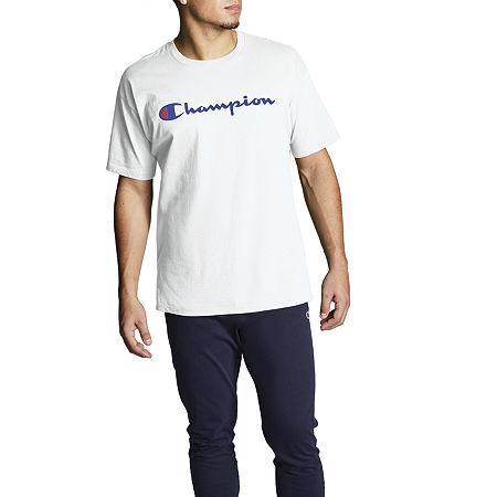 Men's Champion® Graphic Tee, Size: Large, White Product Image