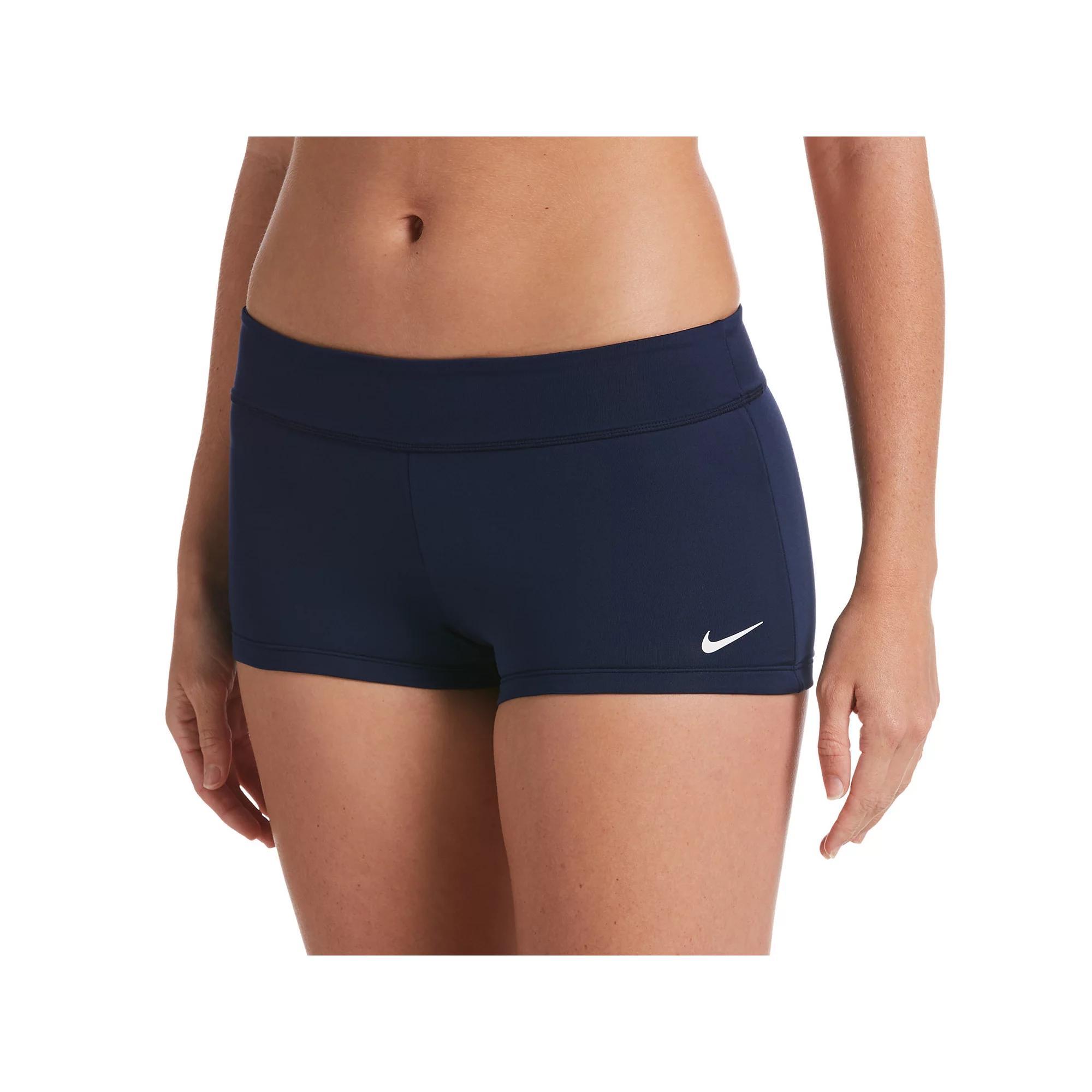 Womens Nike Essential Kick Swim Shorts Black Navy Product Image