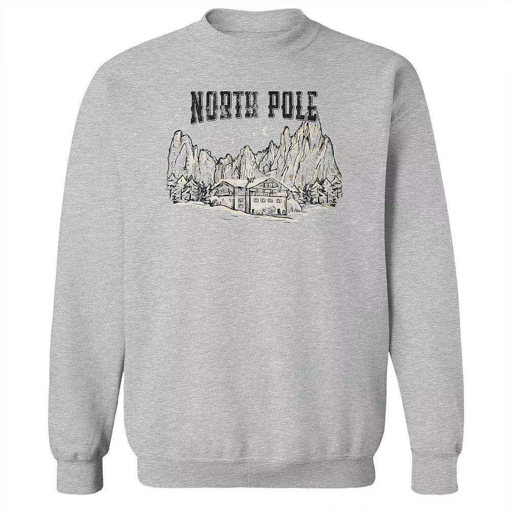 Men's North Pole Cabin Fleece Sweatshirt, Women's, Size: Medium, Sport Gray Product Image