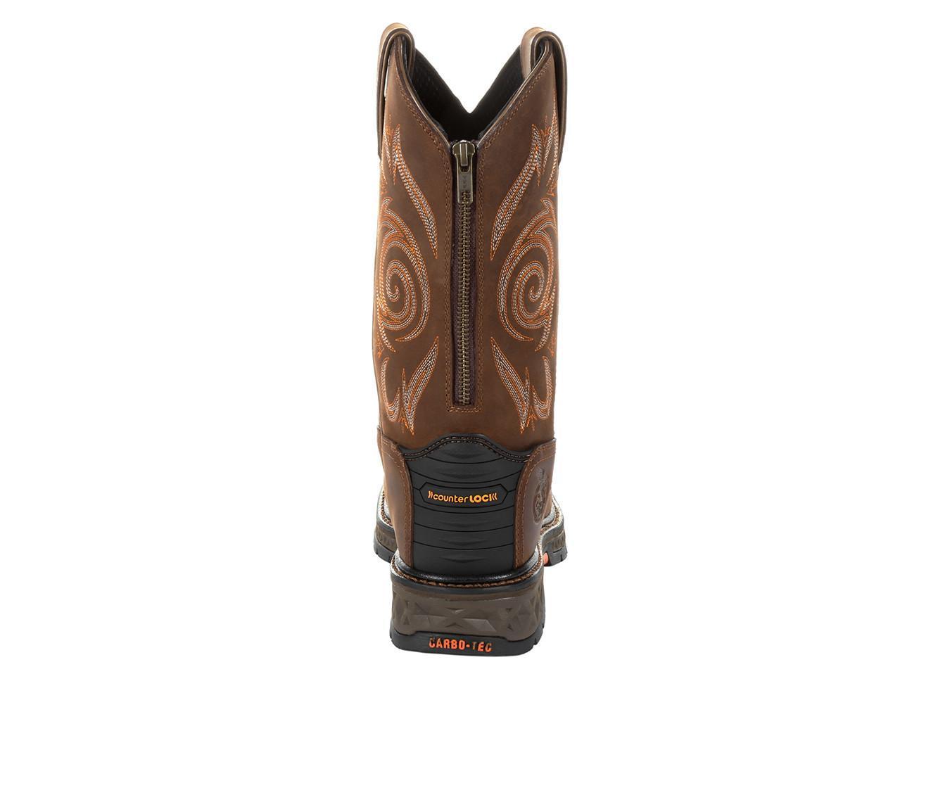 Men's Georgia Boot Carbo-Tec LT Steel Toe Waterproof Pull On Work Boots Product Image