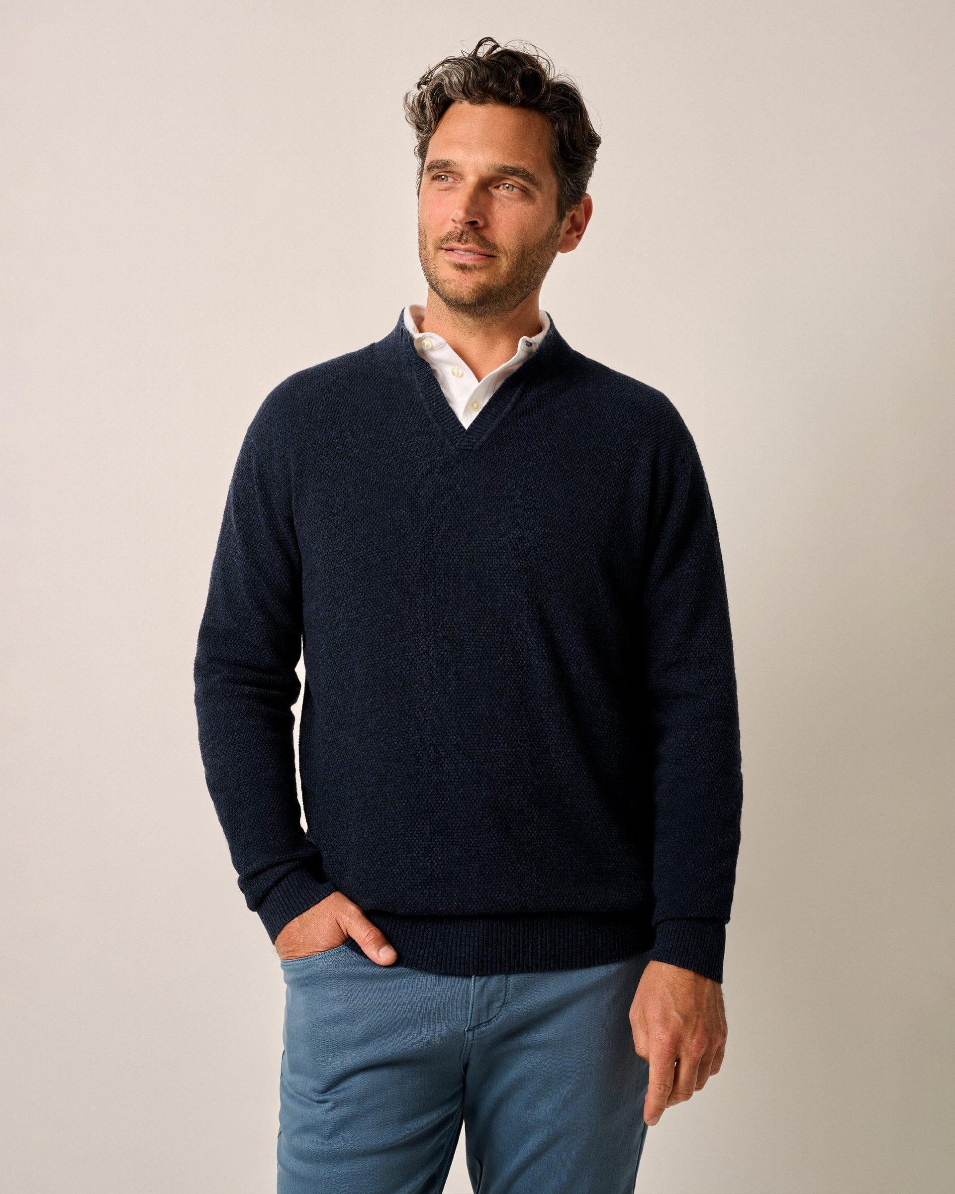 johnnie-O Esteban Johnny Collar Sweater Product Image