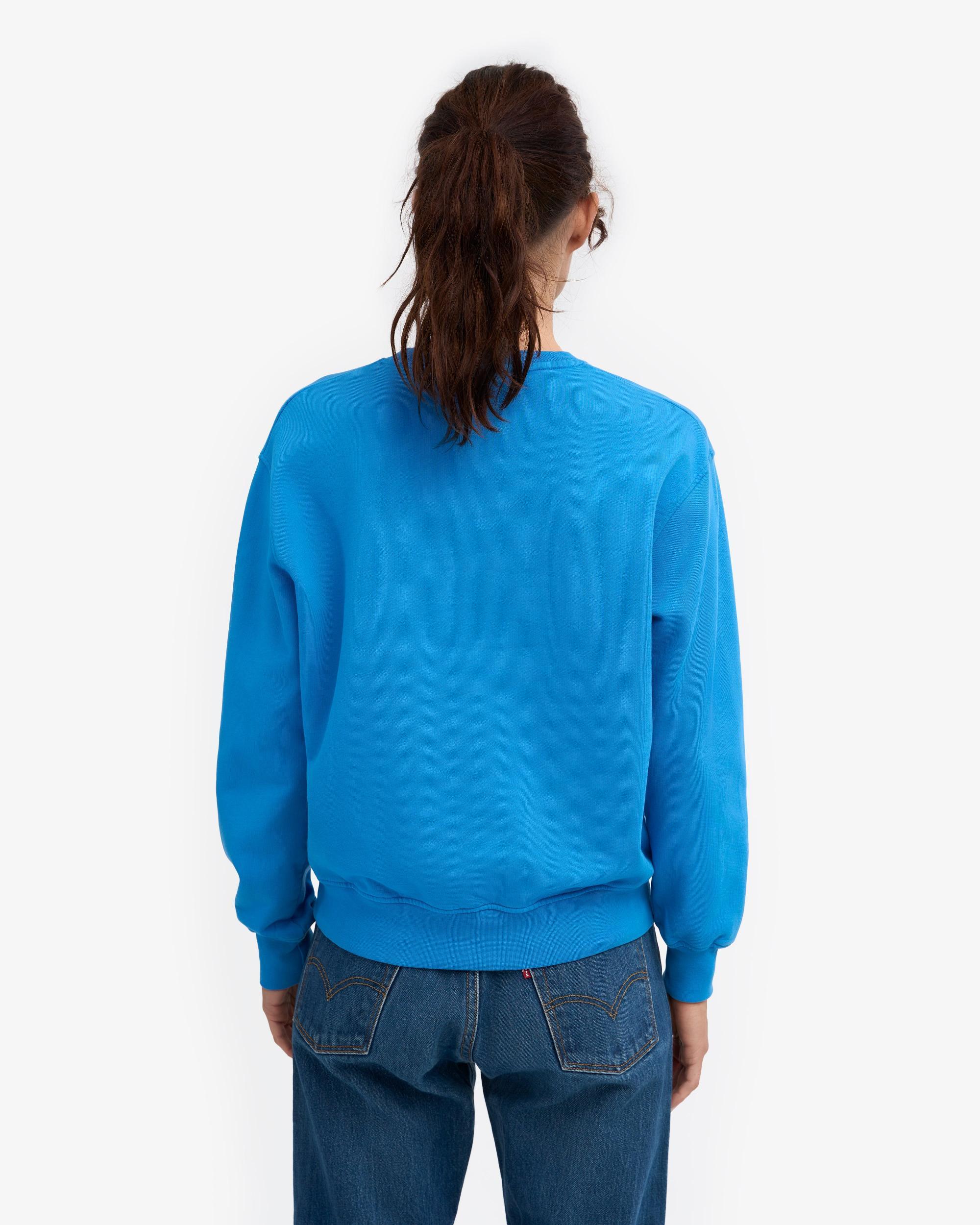 Women Classic Organic Crew - Sapphire Blue Product Image
