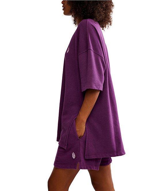 FP Movement Back Me Up Crew Neck Short Sleeves Oversize Short Set Product Image
