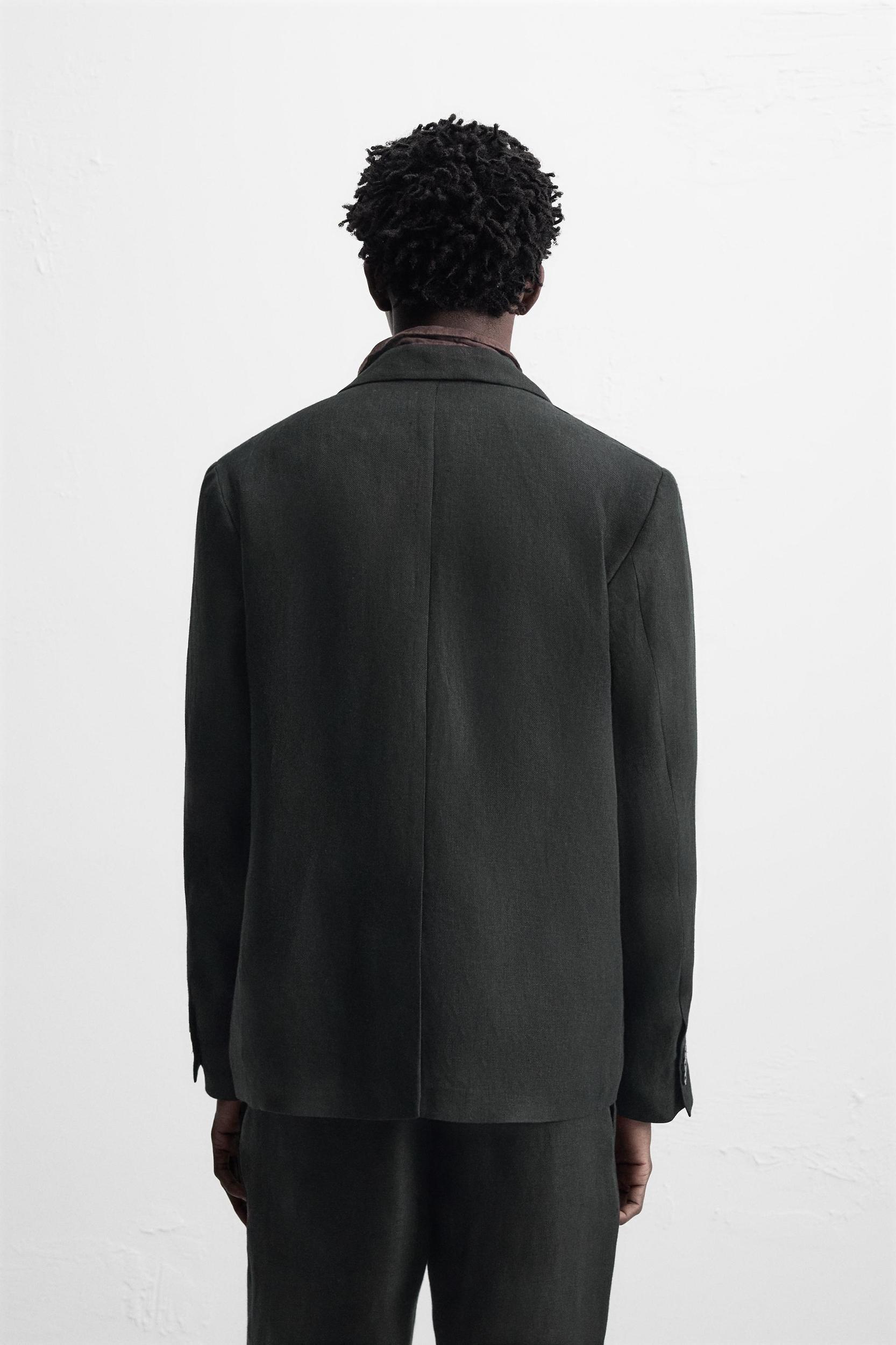 100% LINEN SUIT BLAZER Product Image
