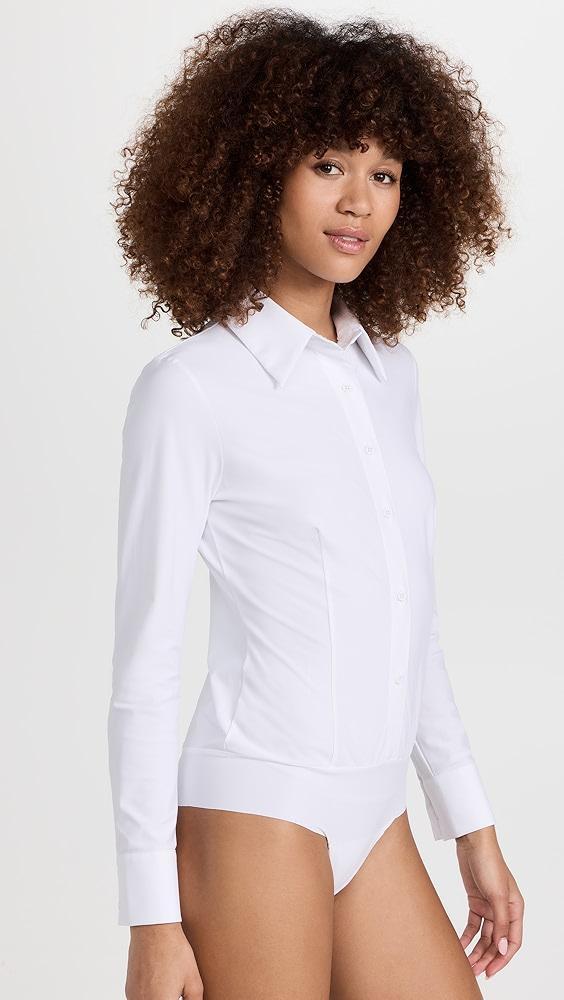 Commando Classic Button Down Thong Bodysuit | Shopbop Product Image