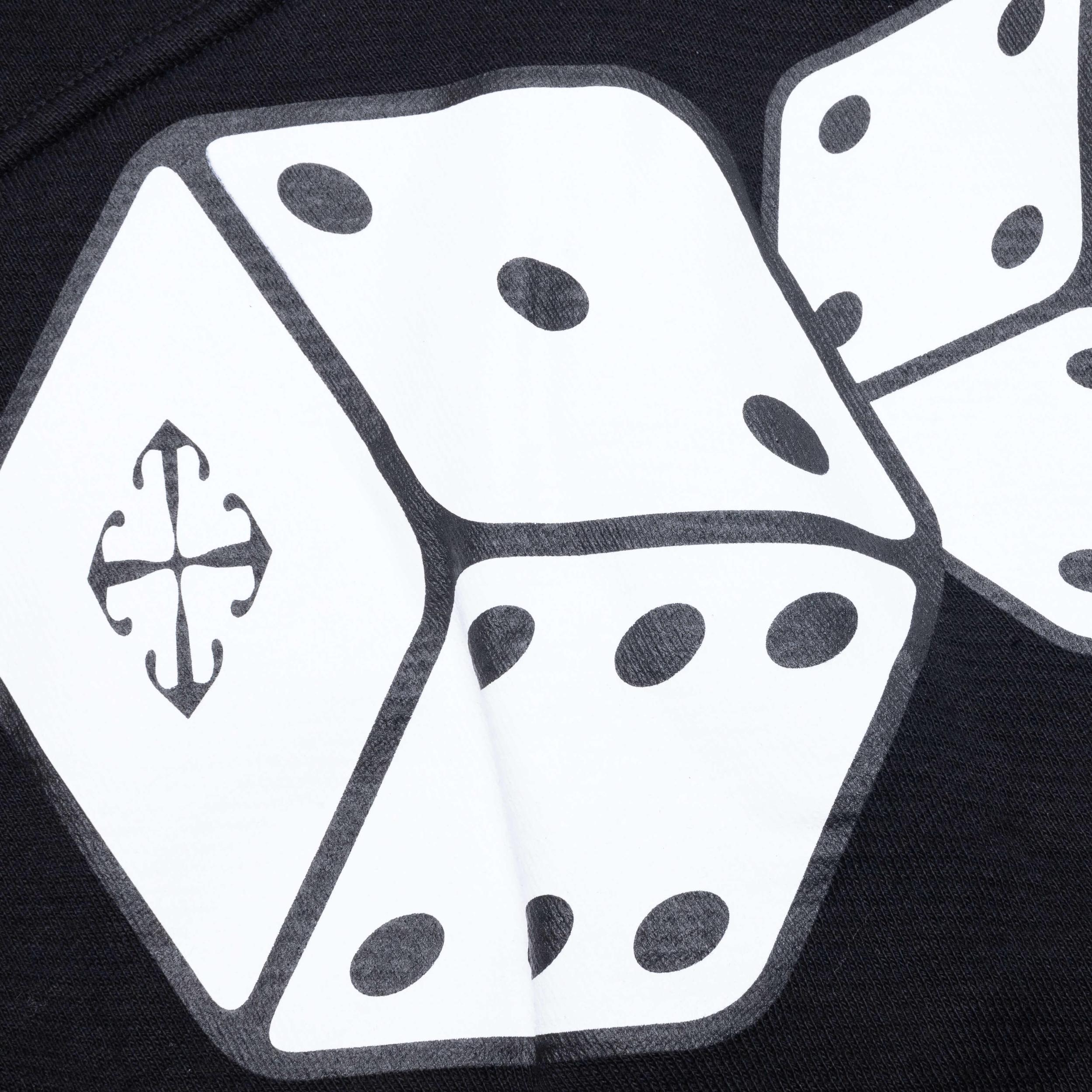 Dices Skate Hoodie - Black/White Male Product Image