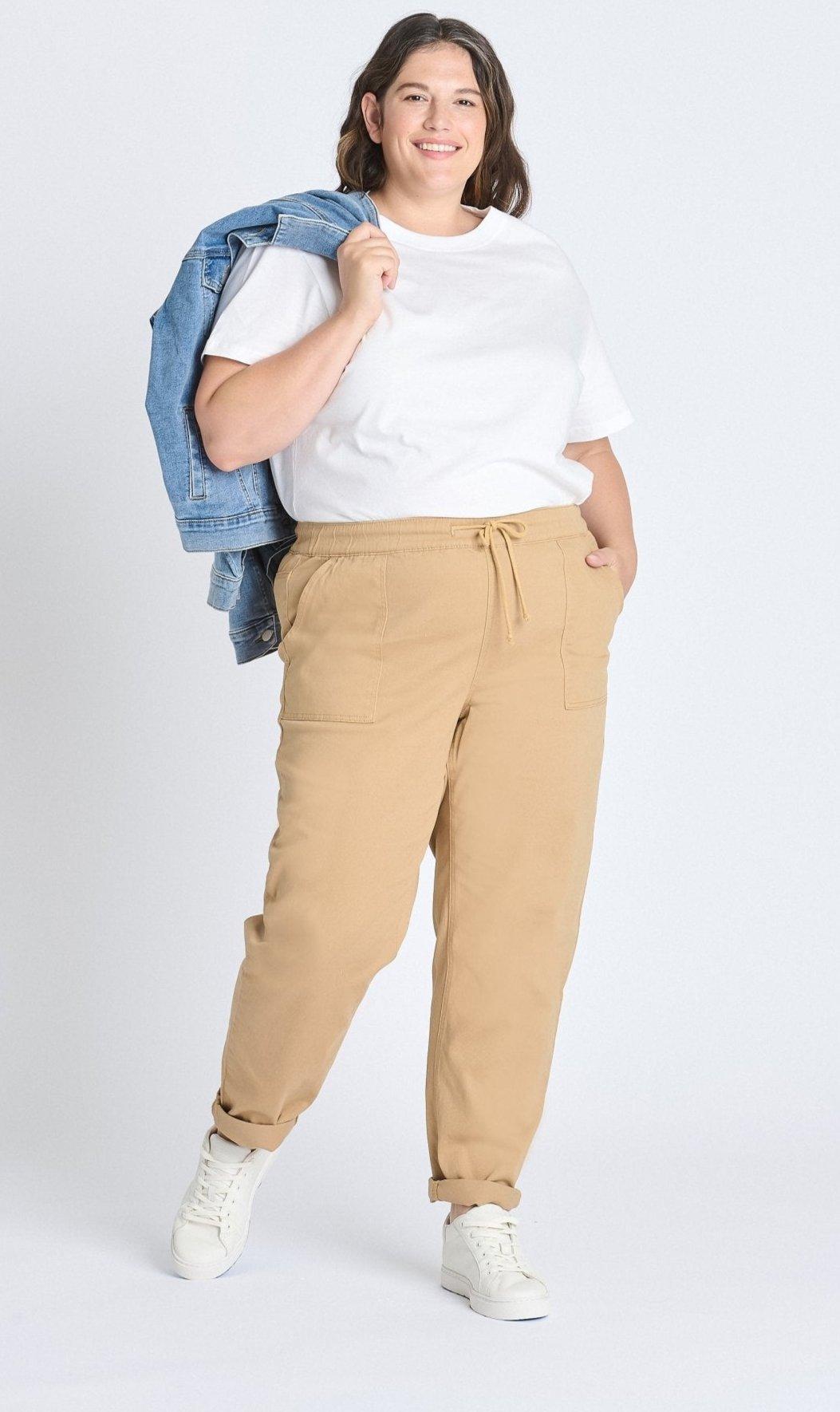 Westport Olive Weekender Twill Jogger - Plus Product Image