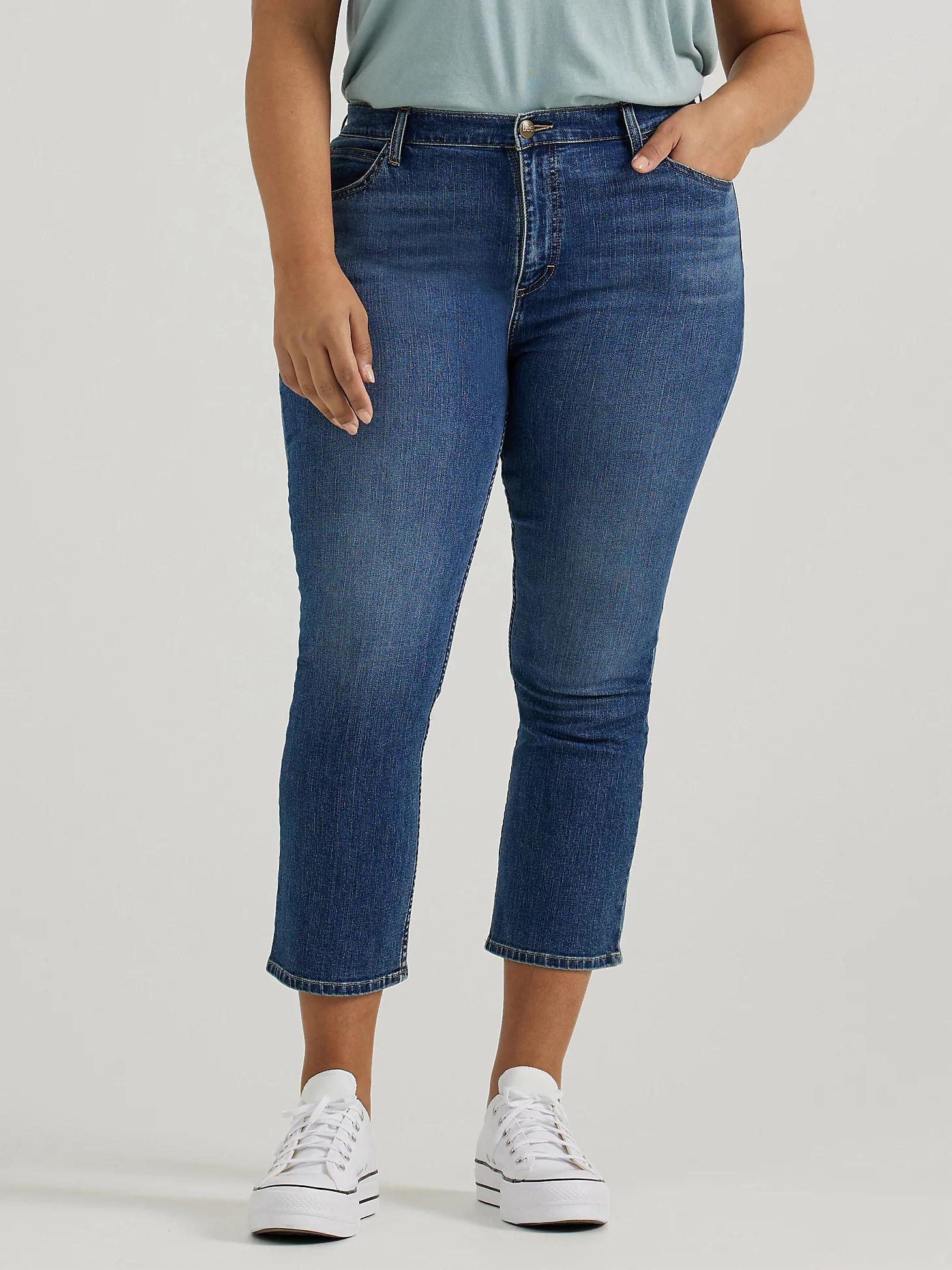 Women’s Legendary Regular Fit Capri (Plus) | Women's Capris & Crops | Lee® Product Image