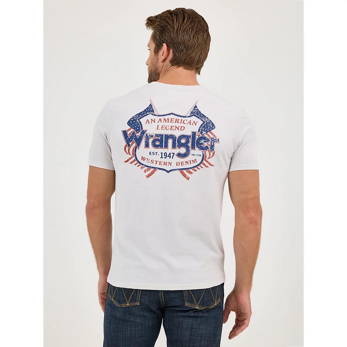 Men's Wrangler Back Graphic T-Shirt in Jet Product Image