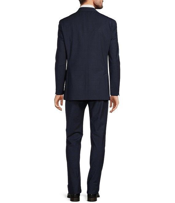Hart Schaffner Marx Chicago Classic Fit Flat Front Plaid Pattern 2-Piece Suit Product Image