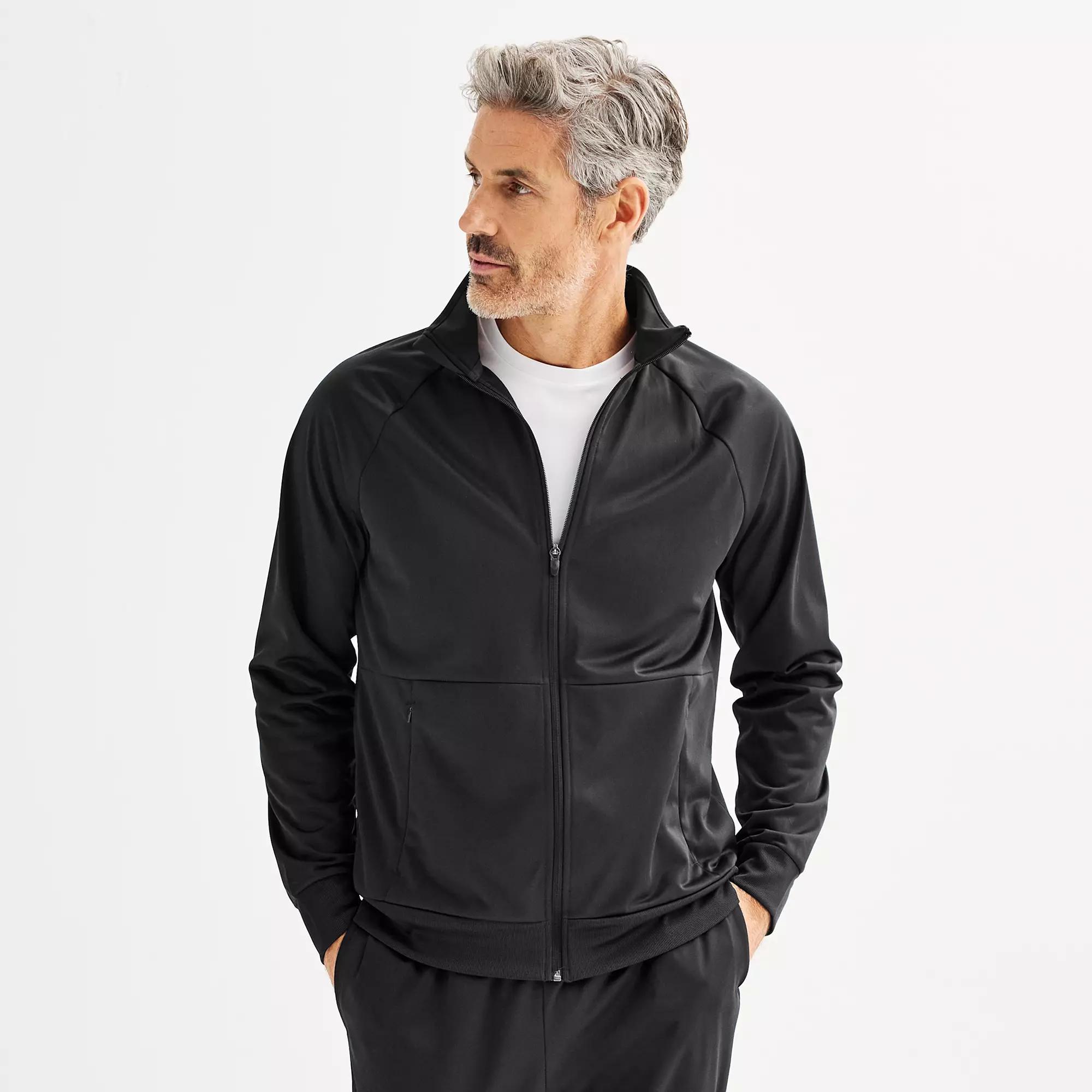 Men's Tek Gear® Track Jacket, Size: XXL, Hawk Gray Product Image