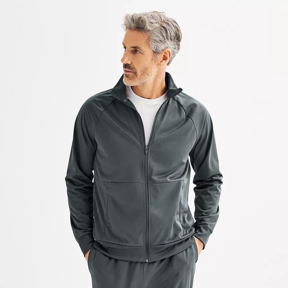 Men's Tek Gear® Track Jacket, Size: XXL, Hawk Gray Product Image