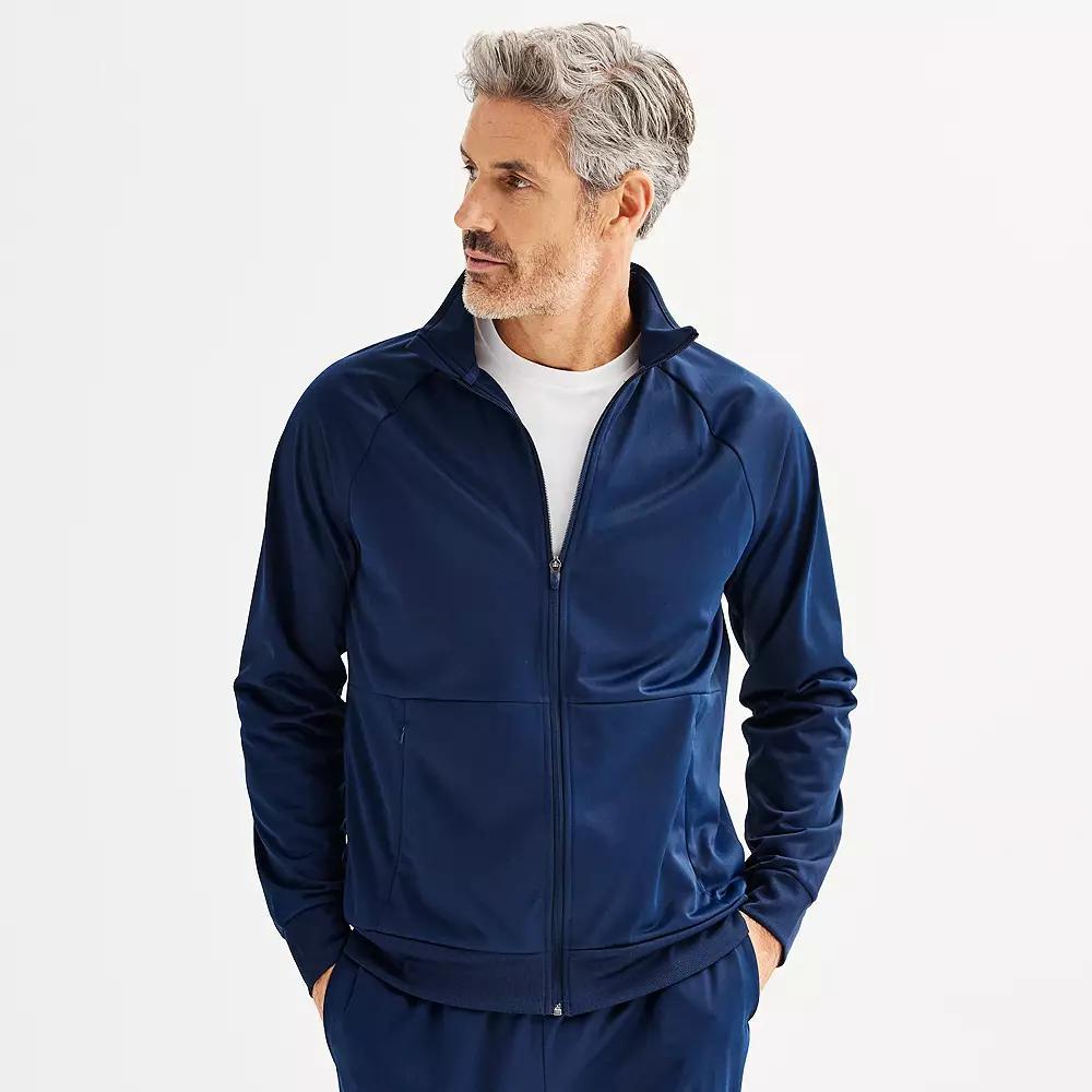Men's Tek Gear® Track Jacket, Size: XXL, Hawk Gray Product Image