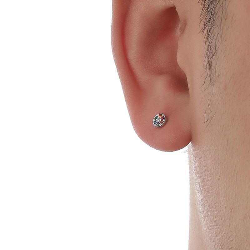 Rhinestone Stud Earring Product Image