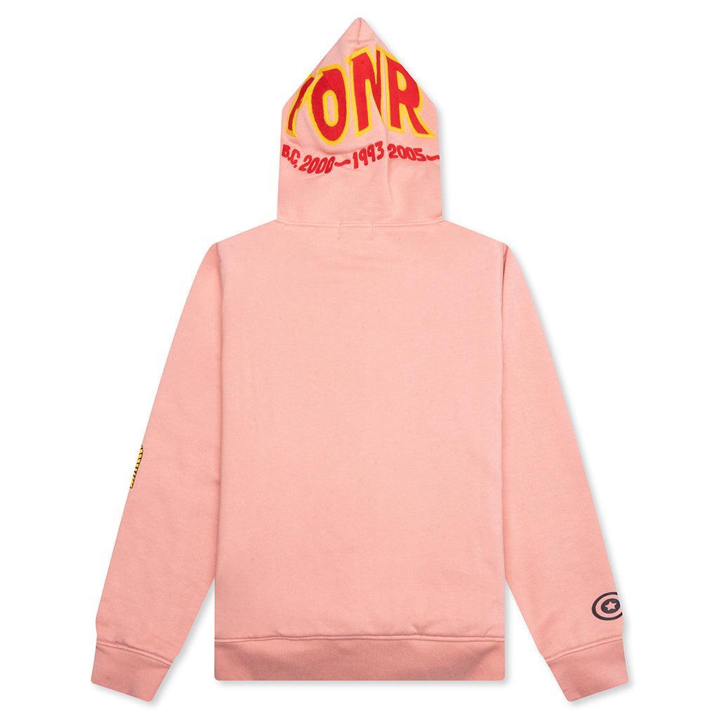 2nd Shark Full Zip Hoodie - Pink Male Product Image
