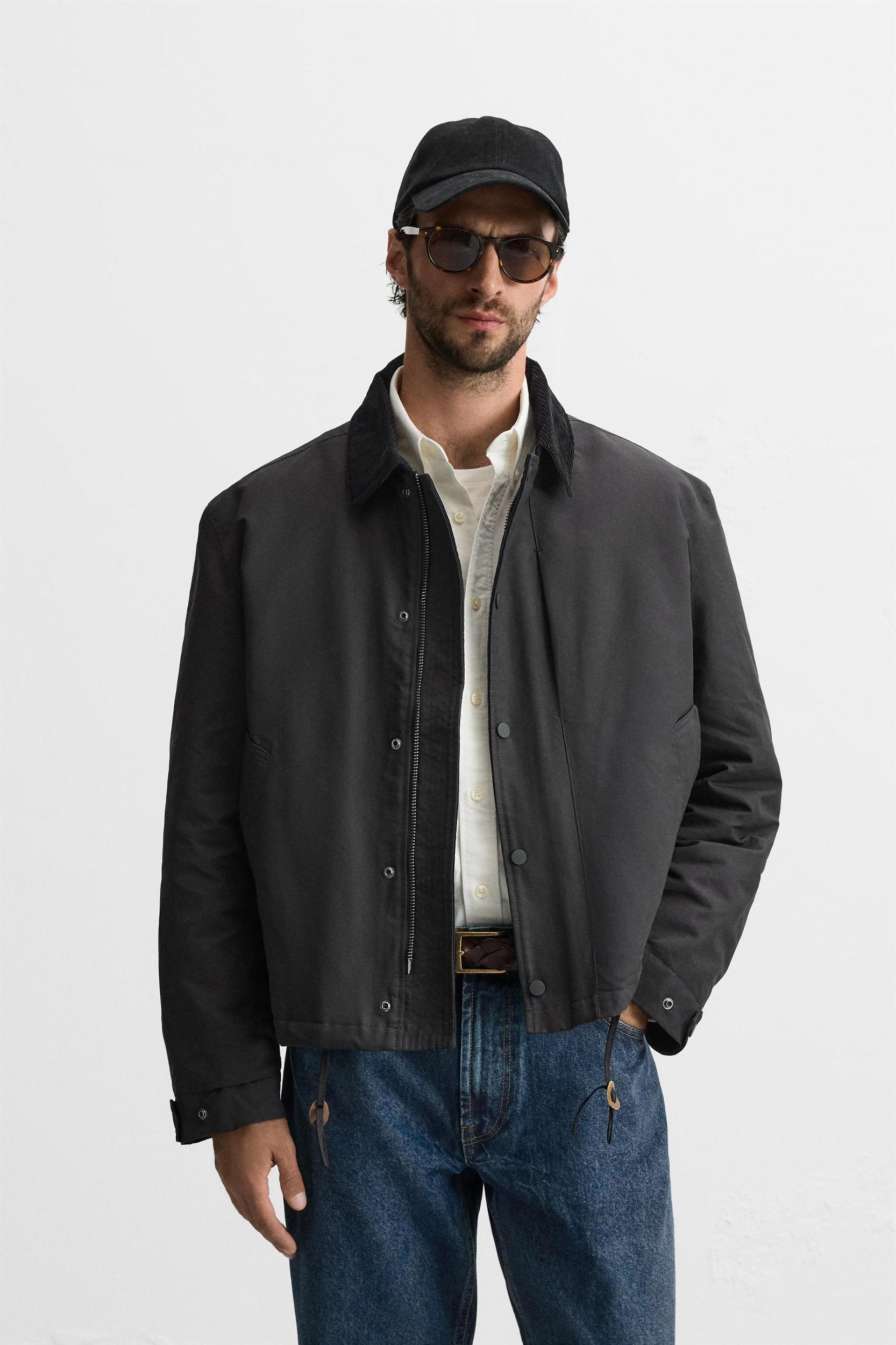 MIXED COLLAR JACKET Product Image