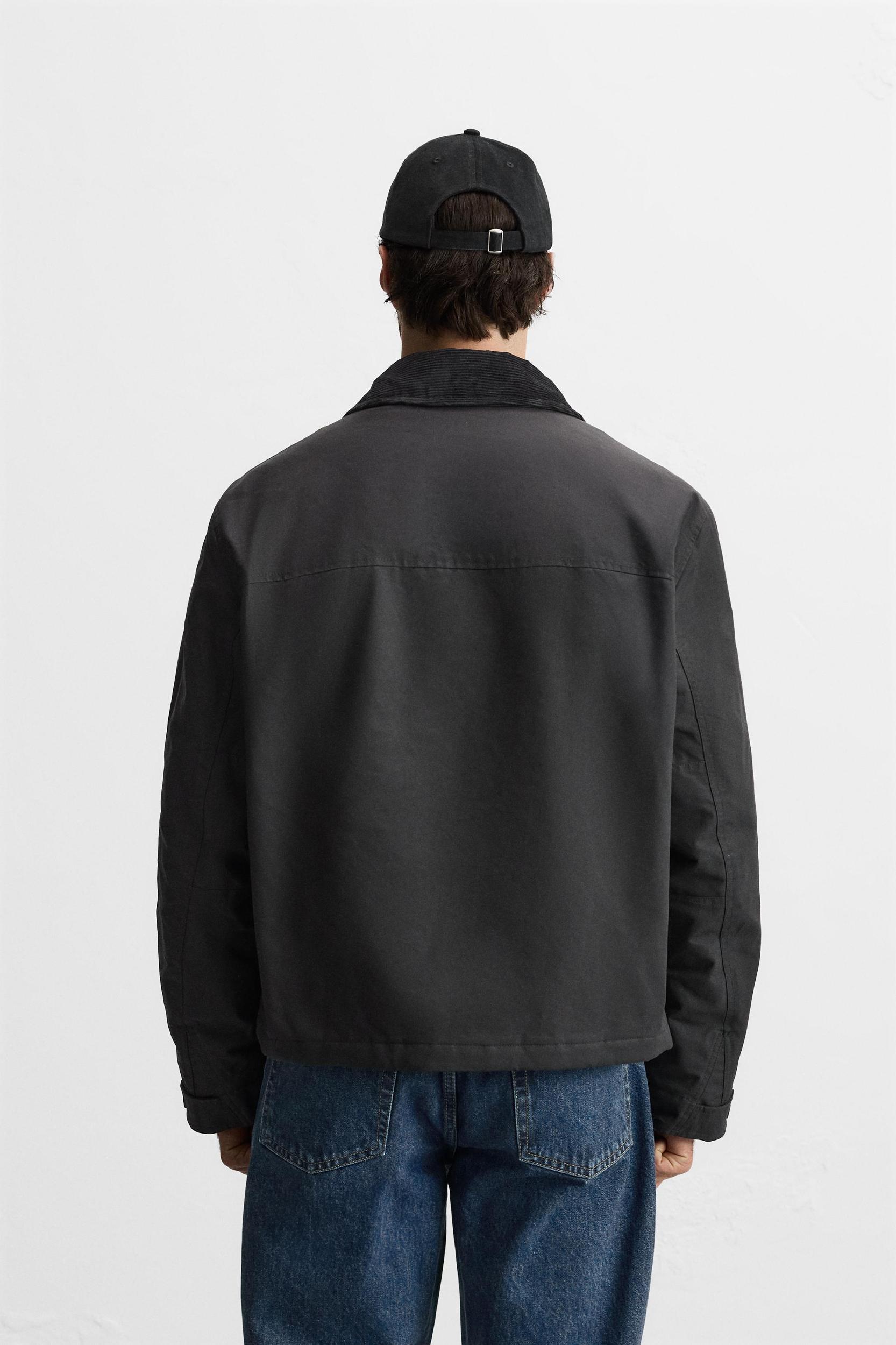 MIXED COLLAR JACKET Product Image