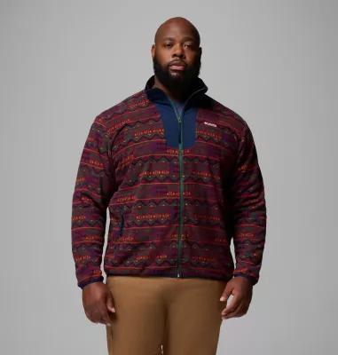Columbia Men's Sequoia Grove Printed Full Zip Jacket - Big- Product Image