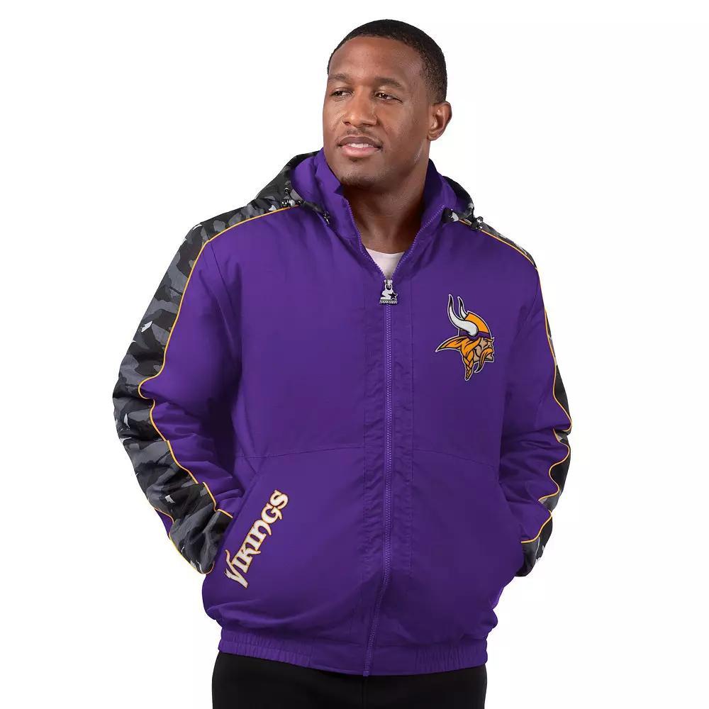 Mens Starter Aqua Miami Dolphins Thursday Night Gridiron Full-Zip Hoodie Jacket Turquoise A Product Image