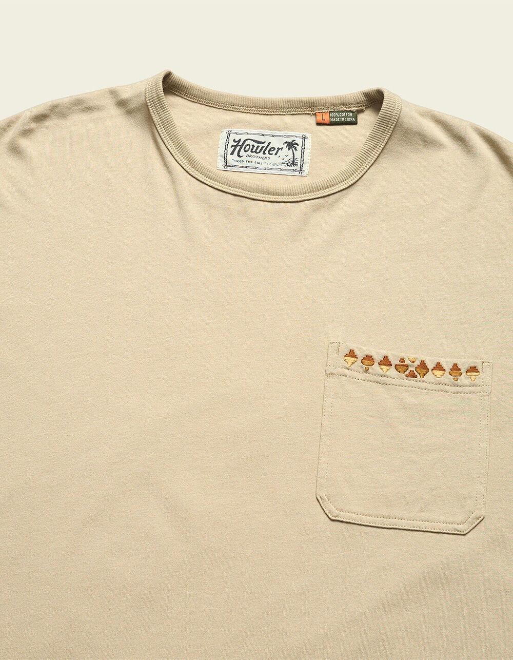 HOWLER BROTHERS Spectrum Mens Pocket Tee - OFF-BLACK Product Image