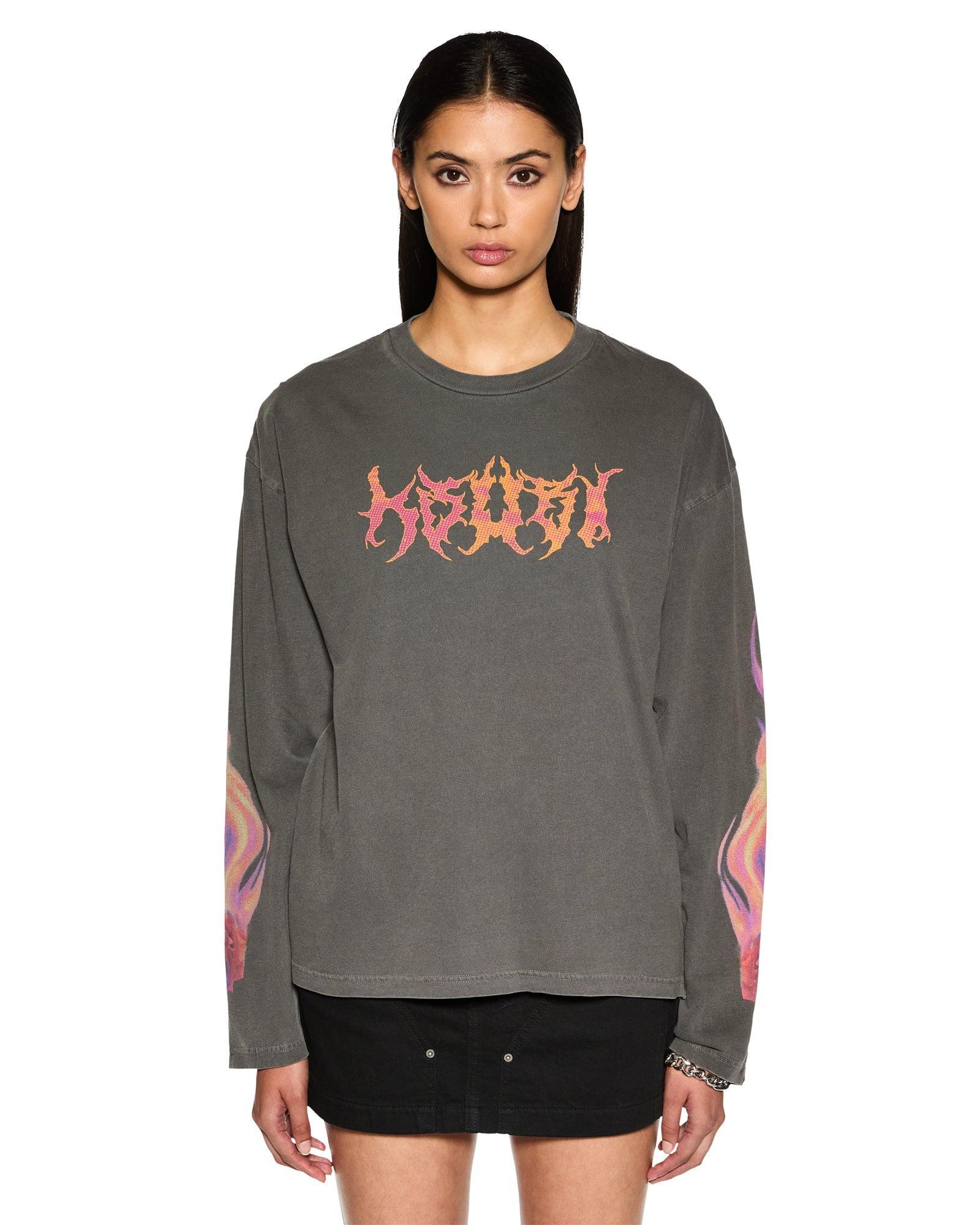 SABBATH LS TEE CHARCOAL Female Product Image