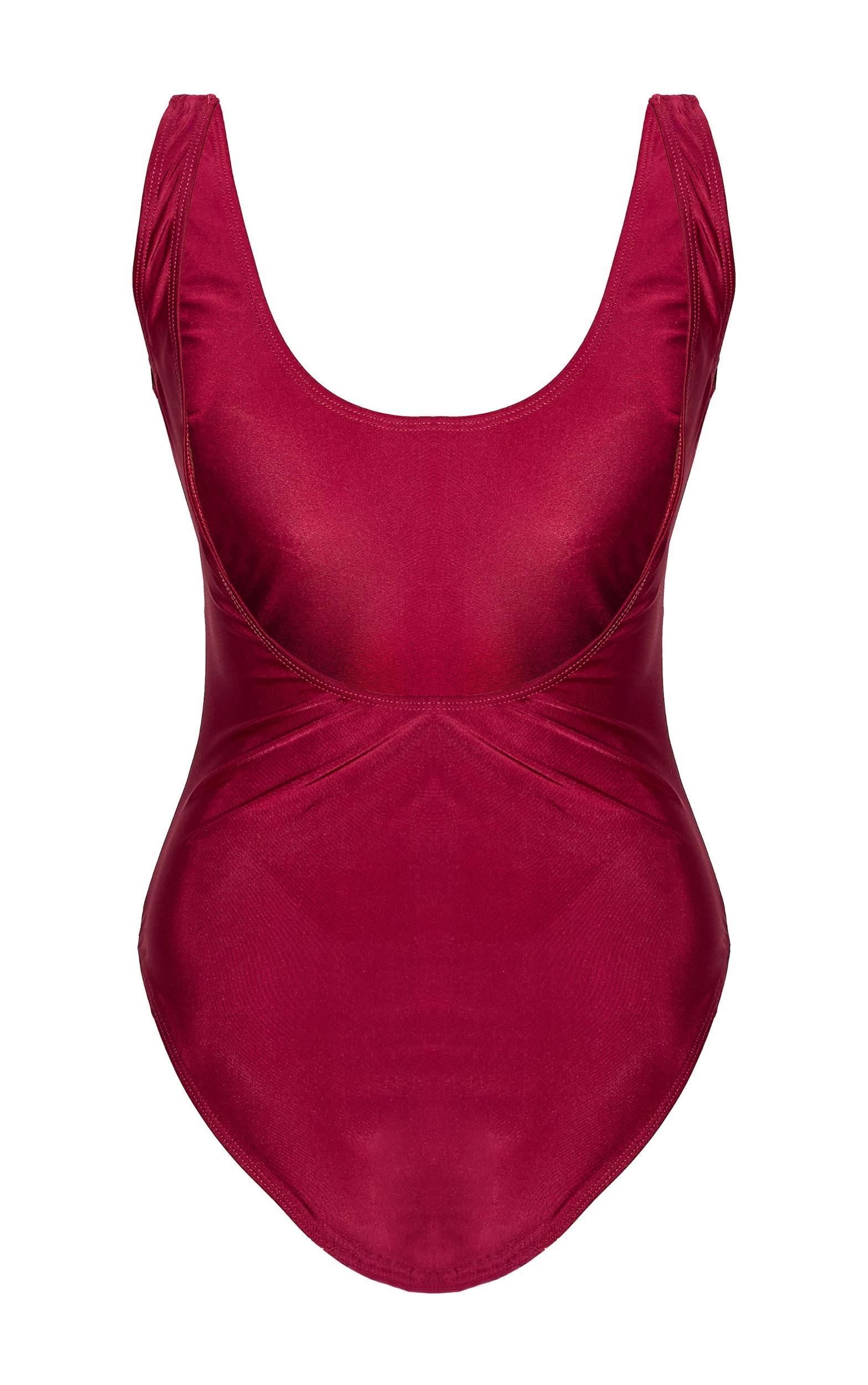 Berry Basic Scoop Swimsuit Product Image