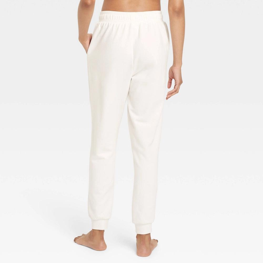 Women's Fleece Jogger Pants - Auden™ Cream L Product Image