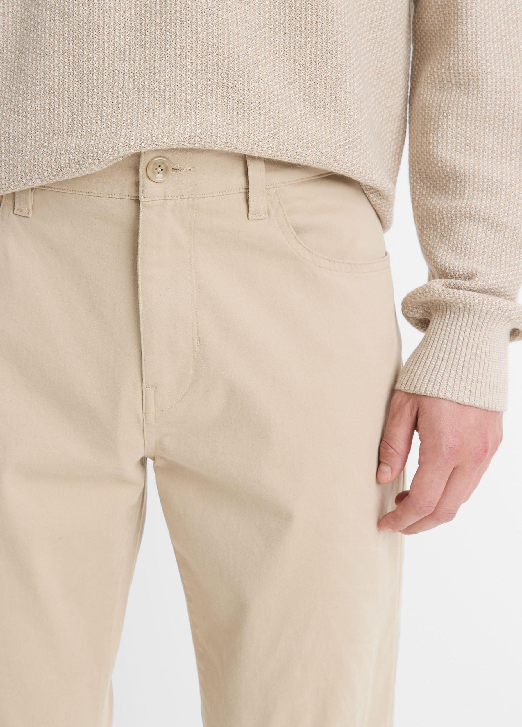 Mens Dylan Slim 5-Pocket Peached Stretch-cotton Pant, Frog, Size 30 Vince Product Image