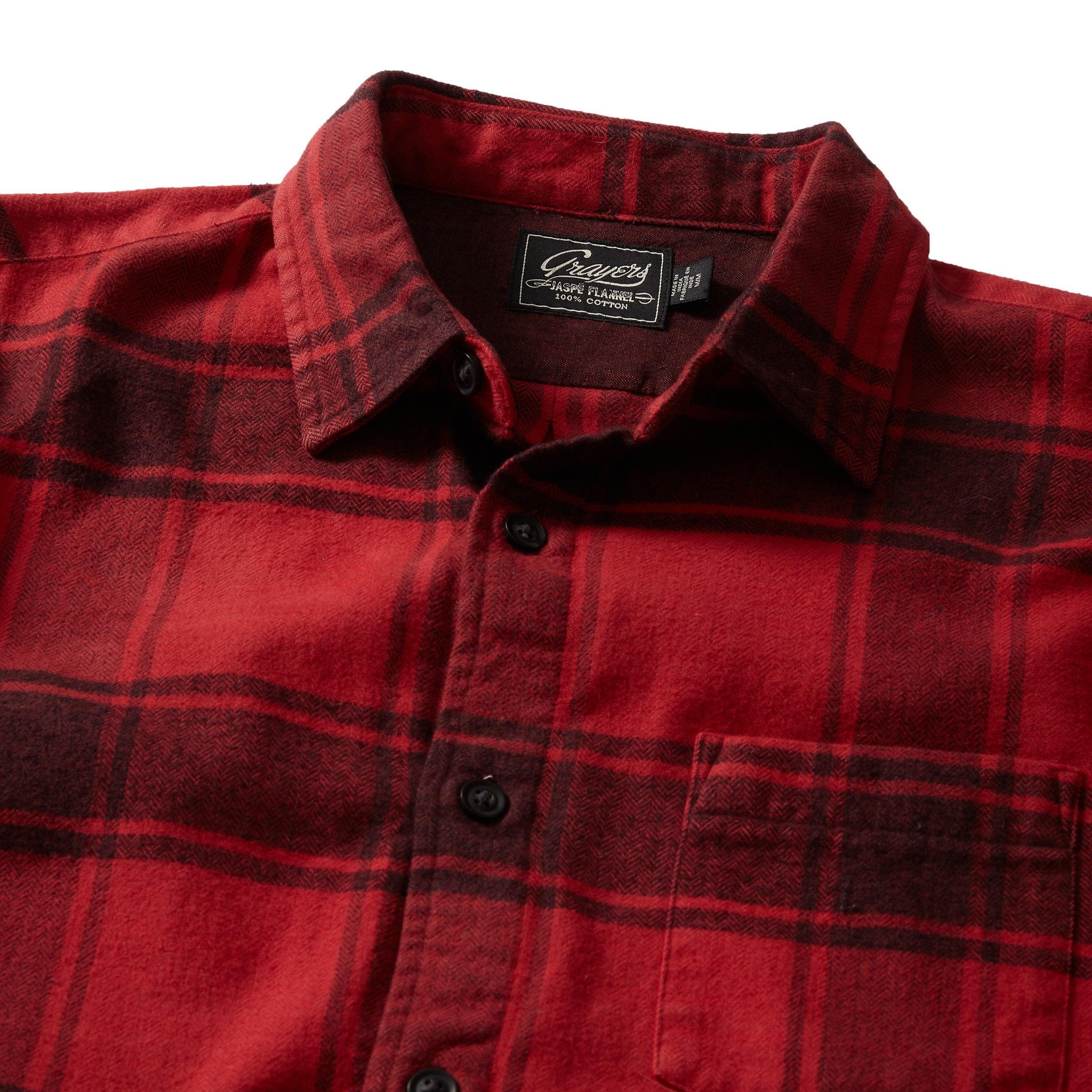 Pembroke Jaspe Flannel - Red Clay Plaid (Final Sale) Product Image