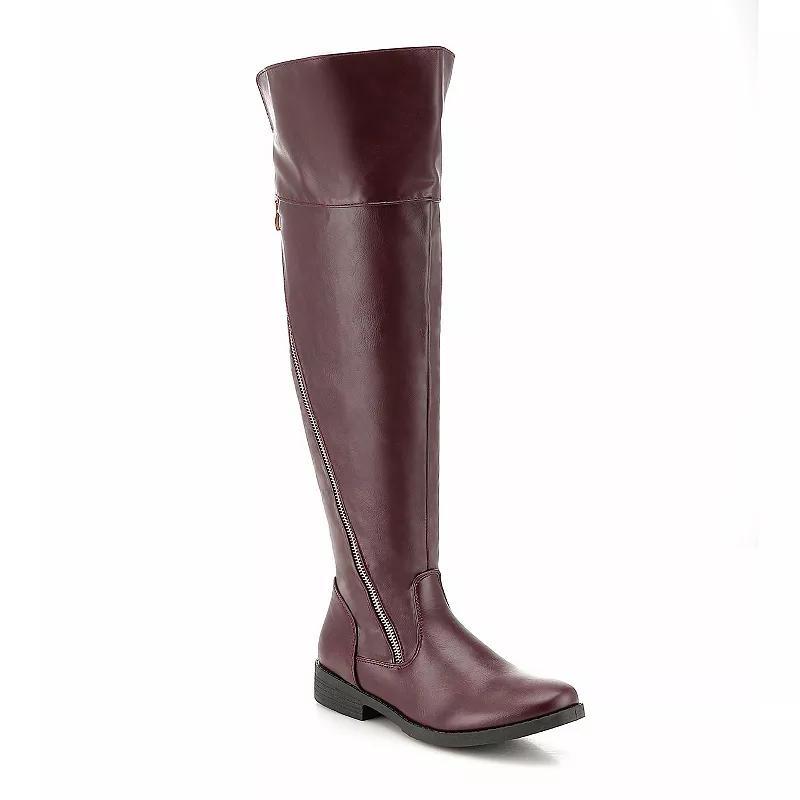 Henry Ferrera Bistro 400 Women's Tall Boots, Size: 8, Red Product Image