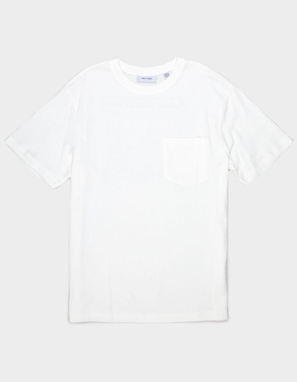 ONLY & SONS Archie Life Mens Relaxed Pocket Tee Product Image