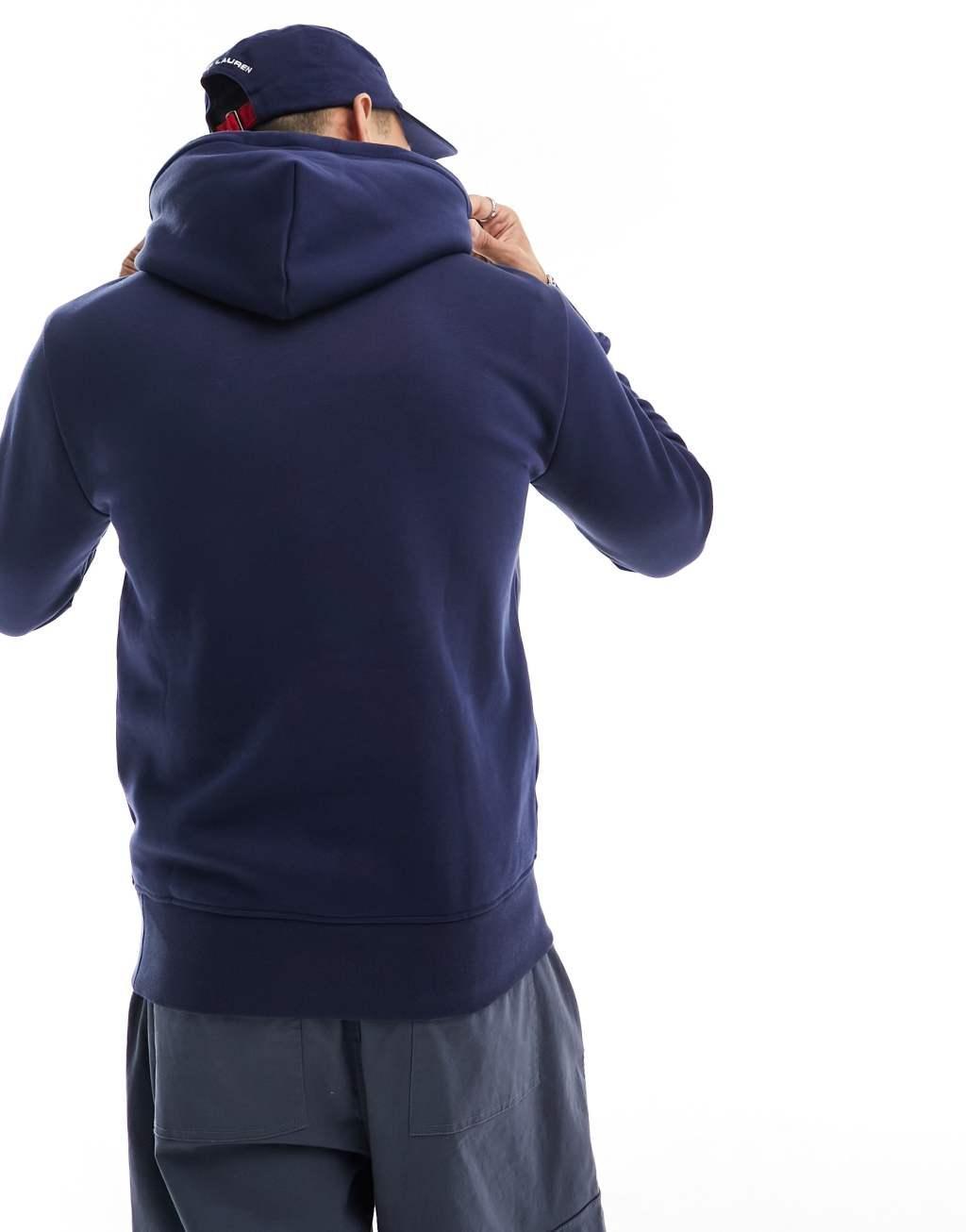 Polo Ralph Lauren Sport Capsule hoodie in navy Product Image