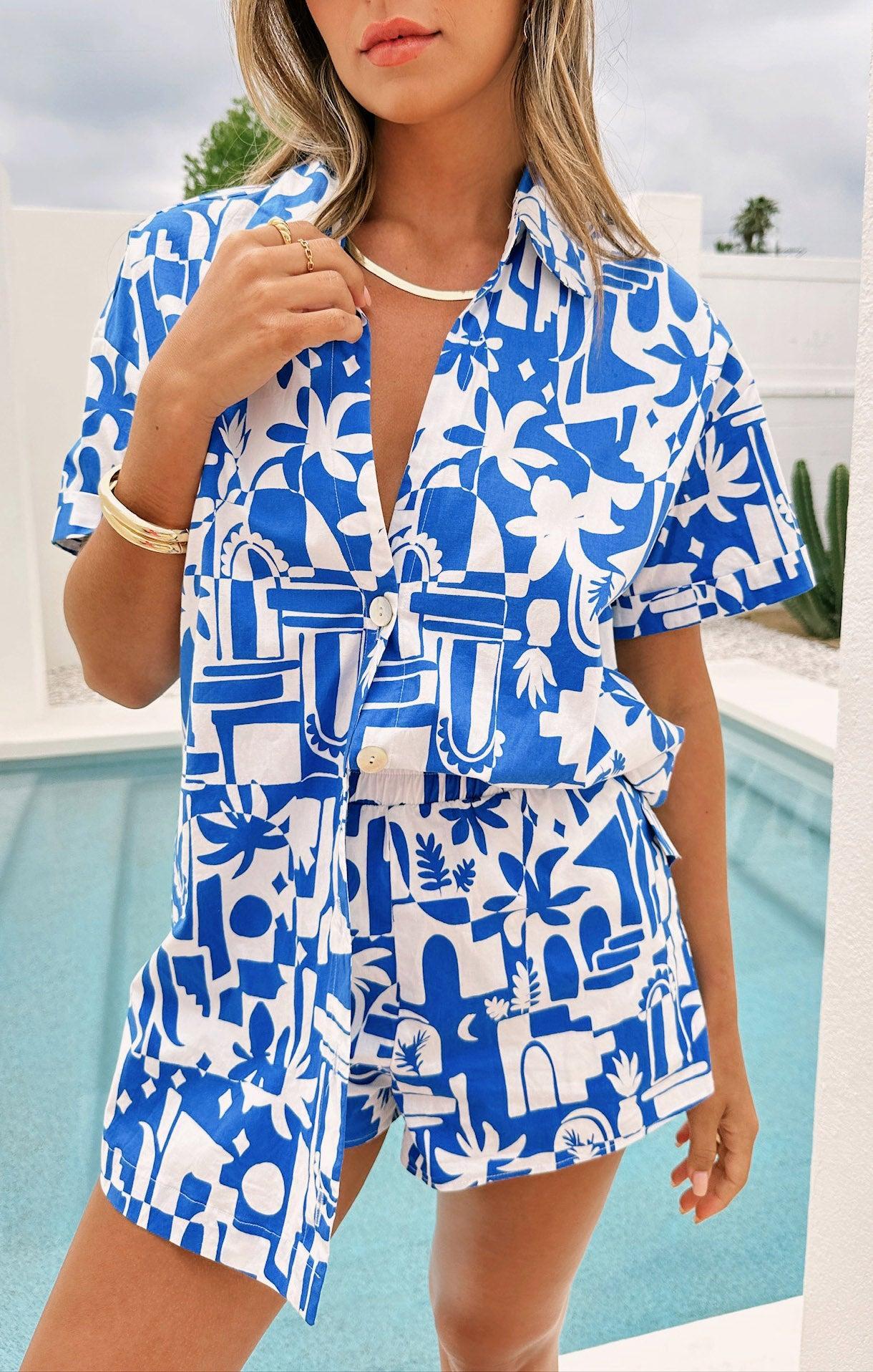 Parker Button Down ~ Santorini Escape Product Image