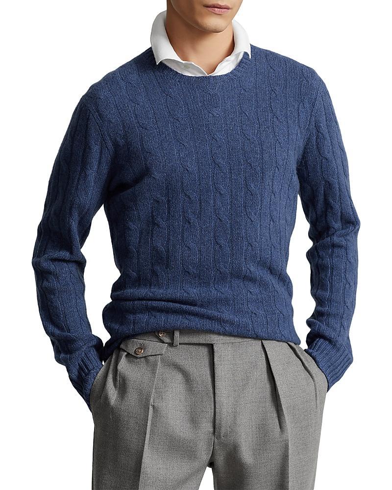 Polo Ralph Lauren Cashmere Cable Knit Crewneck Sweater Product Image