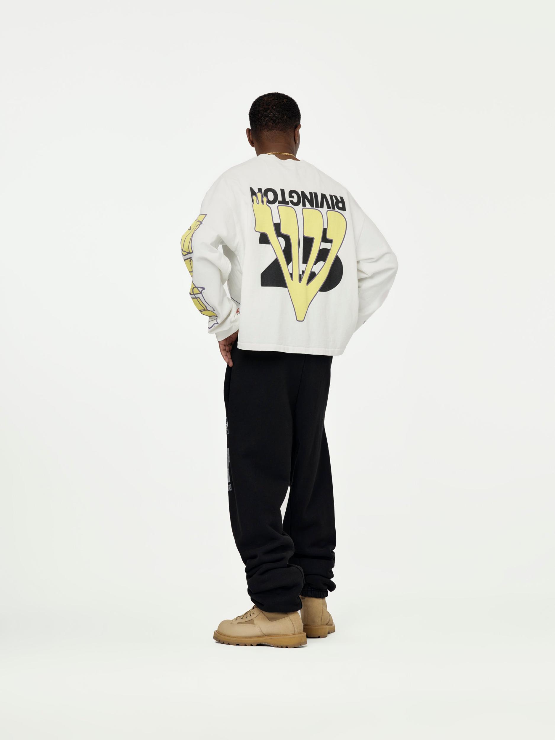 His Own Racing LS Tee (Optic White) Product Image