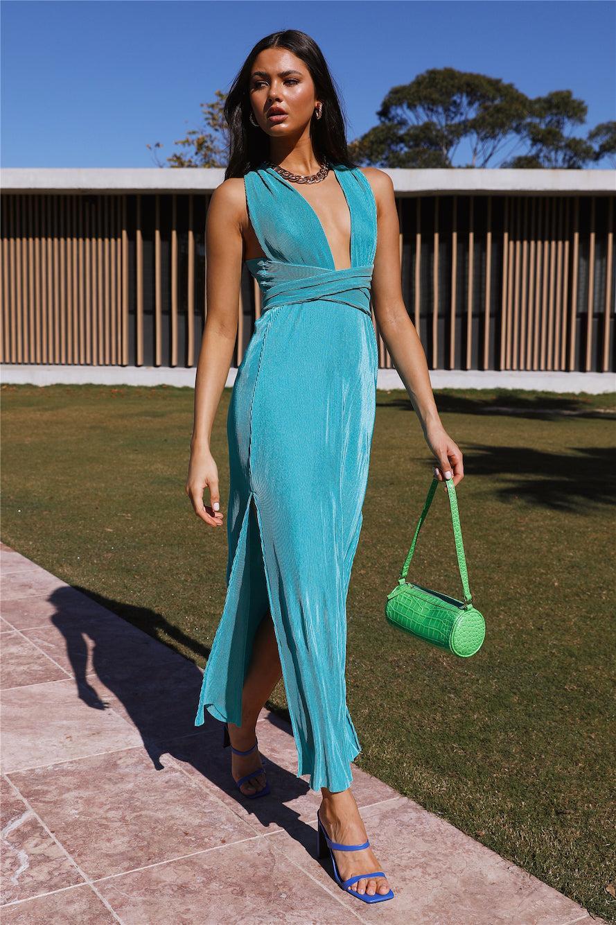 Fly Above Maxi Dress Blue Product Image