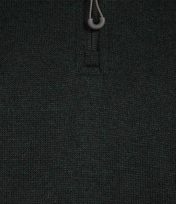 Roundtree & Yorke Long Sleeve Solid Sweater Fleece Quarter-Zip Pullover Product Image