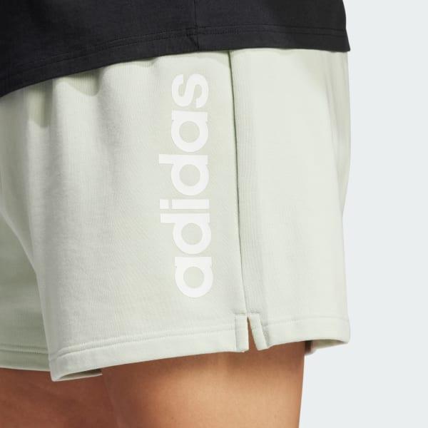 Plus Size adidas Essentials Linear French Terry Shorts, Womens Product Image