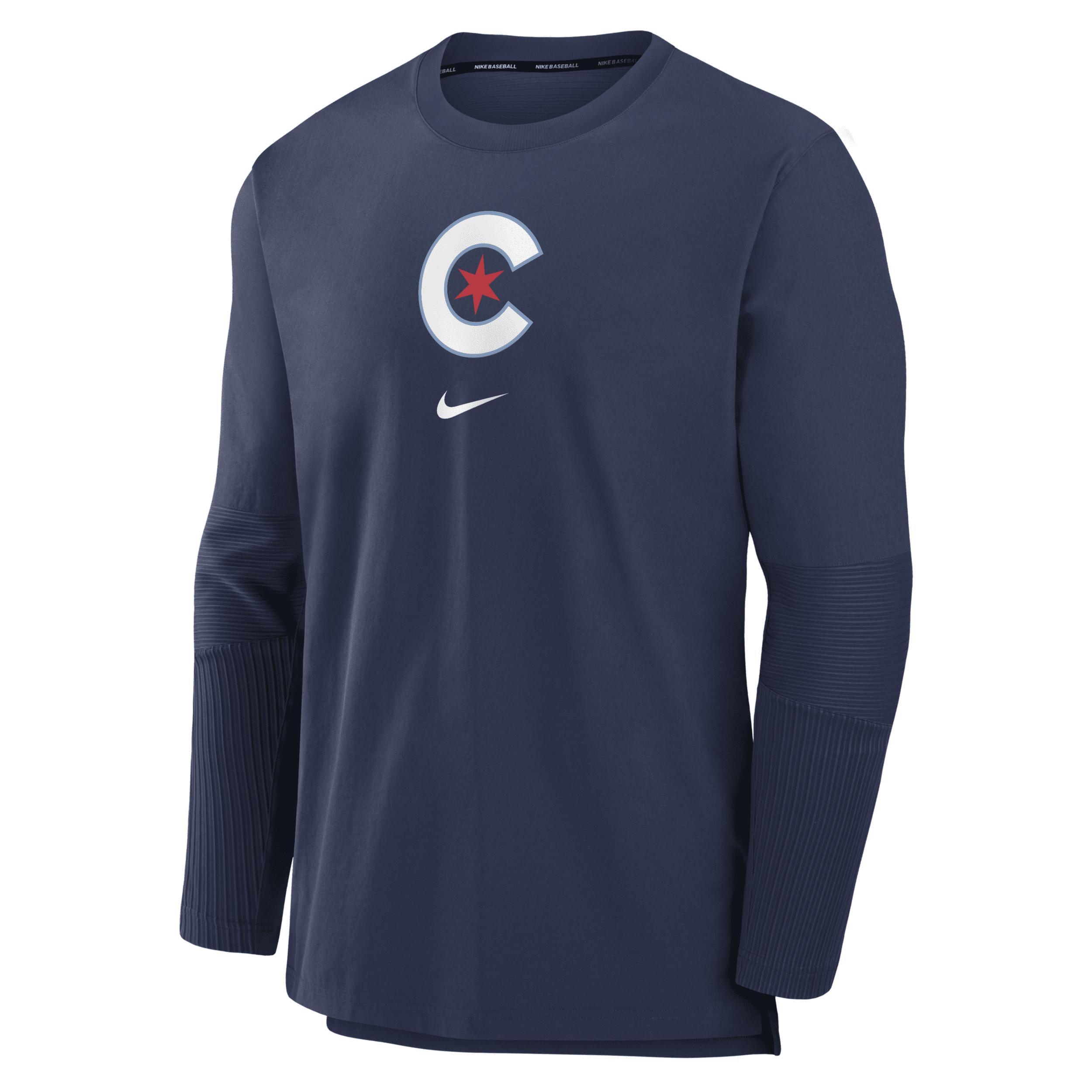 New York Mets Authentic Collection Player Nike Men's Dri-FIT MLB Pullover Jacket Product Image