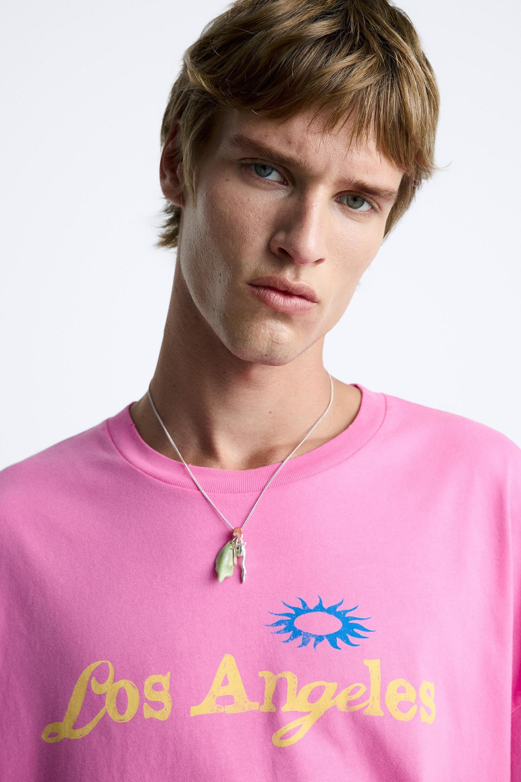 WASHED PRINTED T-SHIRT Product Image