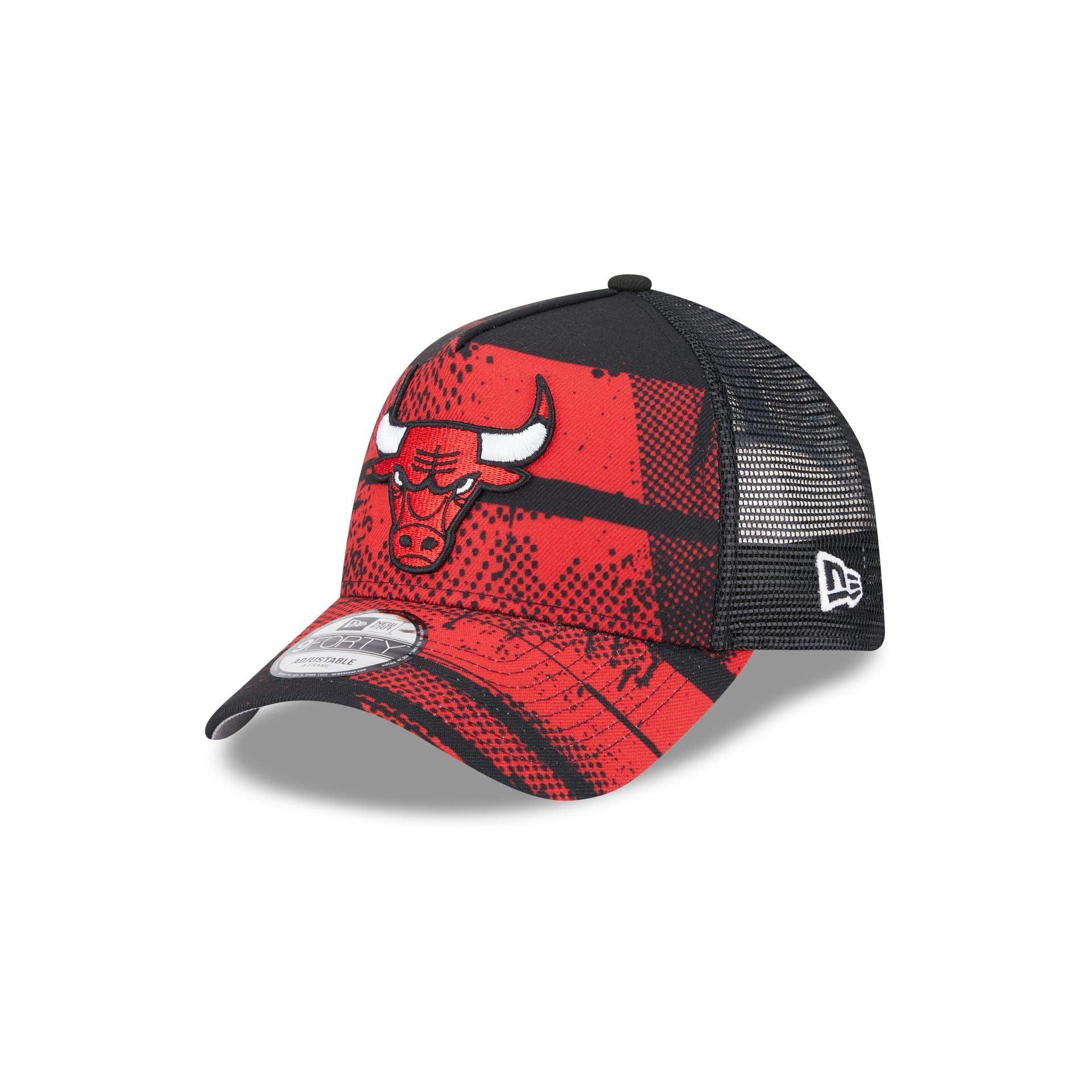 Chicago Bulls 2024 Tip-Off 9FORTY A-Frame Trucker Hat Male Product Image