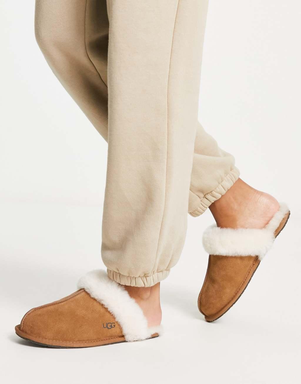 Ugg Womens Scuffette Shearling Mule Slippers Product Image