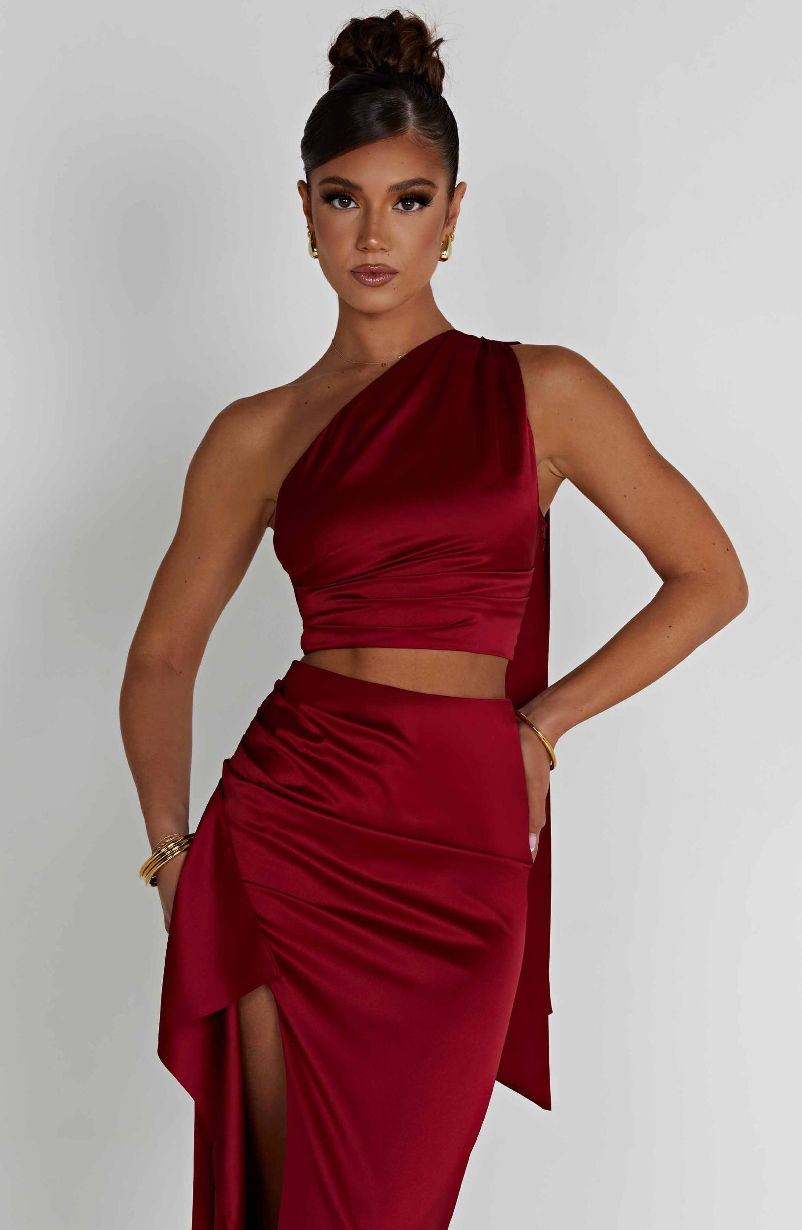 Halsey Top - Wine Product Image