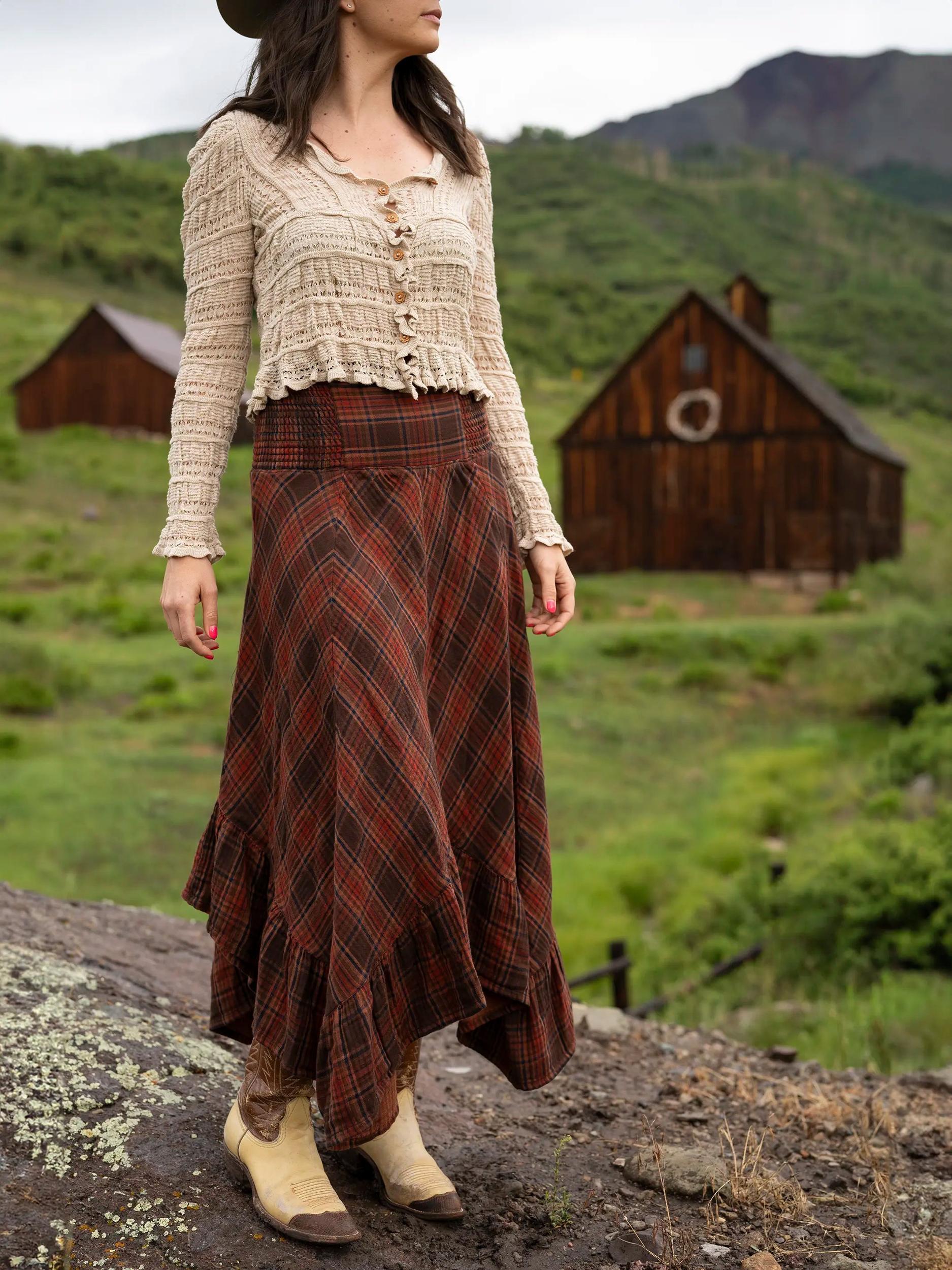Juliet Ruffle Sweater Top Product Image